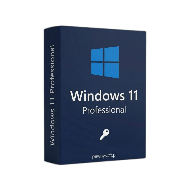 Microsoft Windows 11 Professional – pudełko produktu, licencja cyfrowa ESD na 1 stanowisko, 64-bit