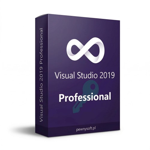 Microsoft Visual Studio 2026 Professional – pudełko produktu, licencja cyfrowa ESD na 1 stanowisko